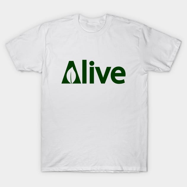 Alive artistic design T-Shirt by DinaShalash